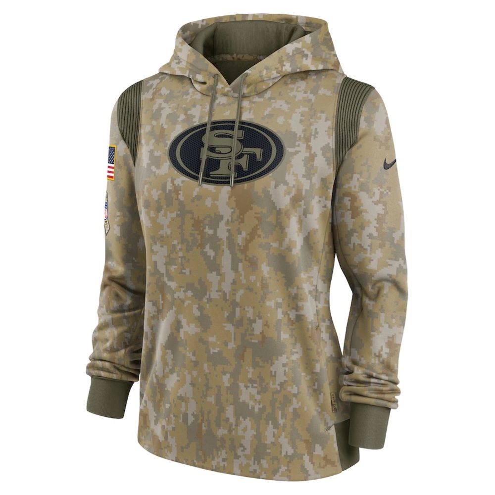 Womens Nike Olive San Francisco 49ers Hoodie